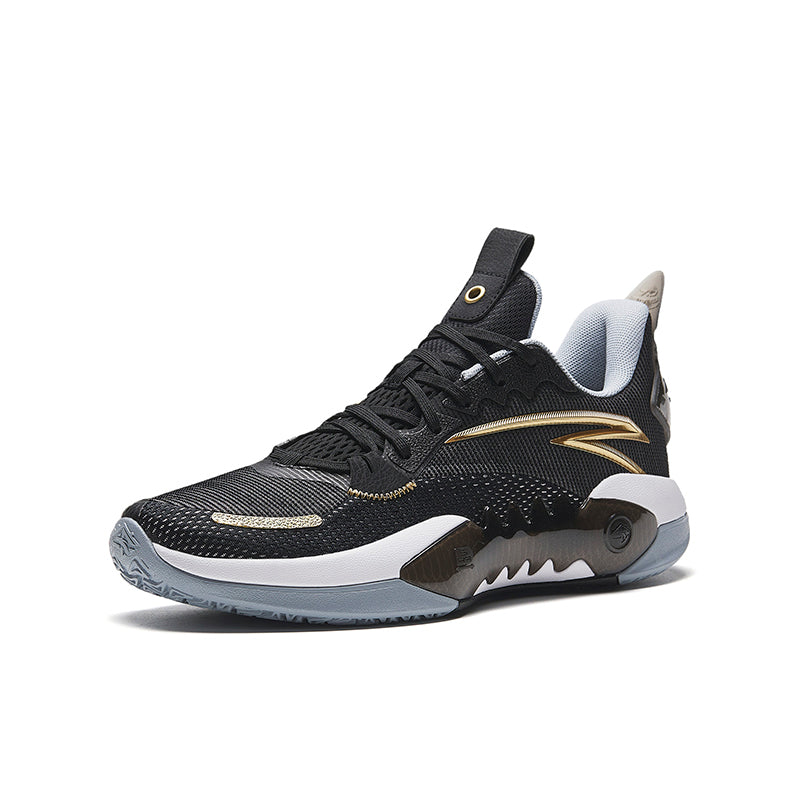 Black and gold mens basketball shoes online