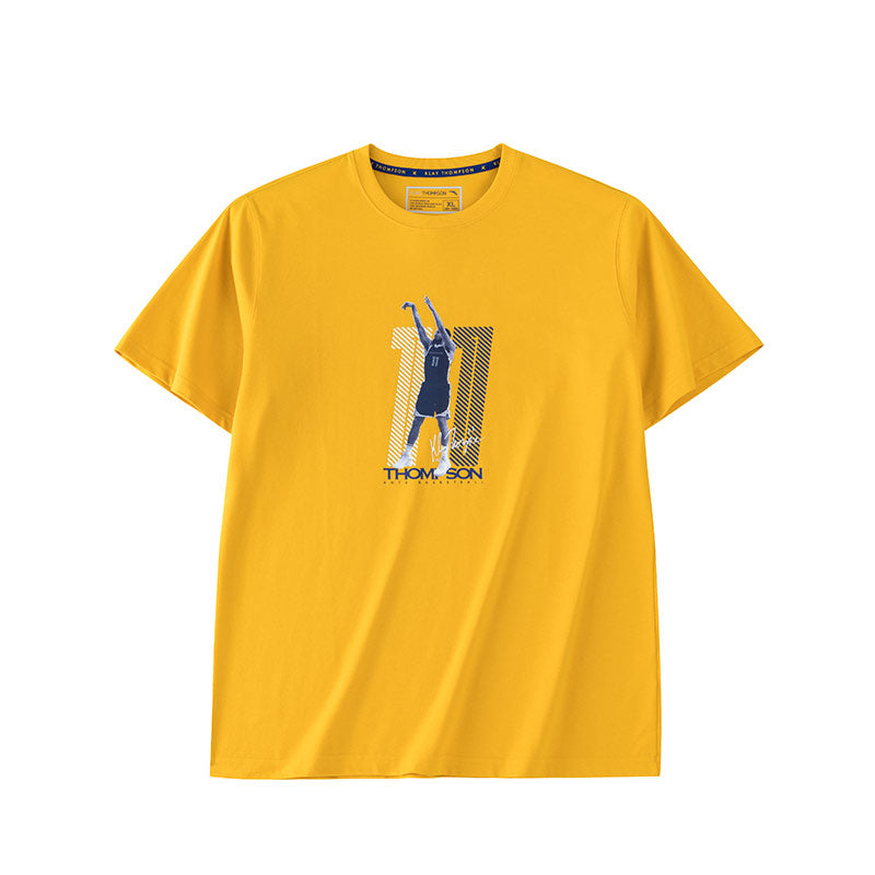 ANTA Men Klay Thompson Onward Together Sorona Basketball Short Sleeve