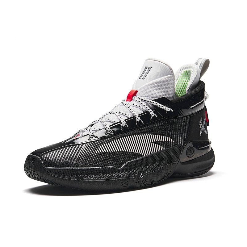 ANTA Men Klay Thompson KT9 NITROEDGE Basketball Shoes in Black / White / Silver