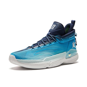 ANTA Men Klay Thompson KT9 NITROEDGE Basketball Shoes in Ink Blue/Bright Blue/Blue