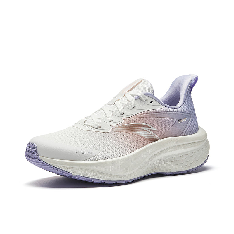 ANTA Women Running Shoes in White/Pink/Purple