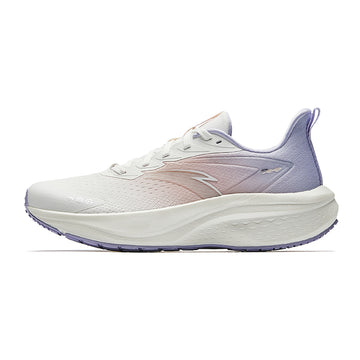 ANTA Women Running Shoes in White/Pink/Purple