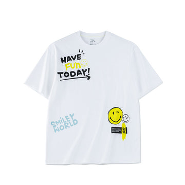 ANTA Men Smiley Lifestyle Short Sleeve T Shirt