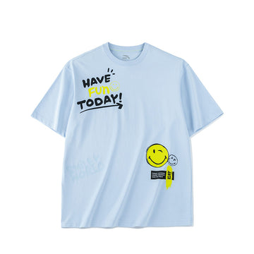 ANTA Men Smiley Lifestyle Short Sleeve T Shirt