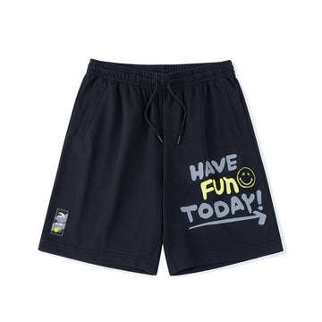 ANTA Men Smiley Lifestyle Shorts