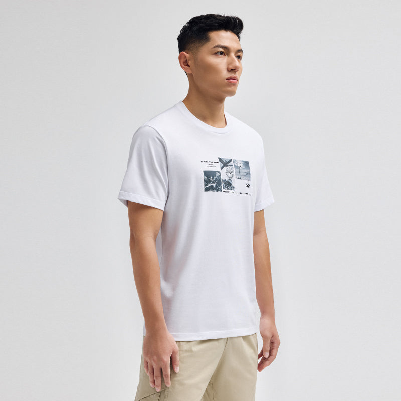 ANTA Men Shock The Game Basketball SS Tee Shirt Regular Fit