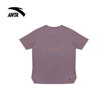 ANTA Men Basketball Short Sleeve Tee in Purple