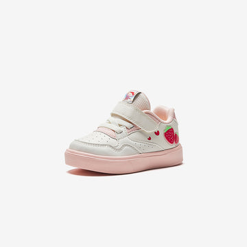 ANTA Kids - Infants Girl's Lifestyle Skate Shoes In Ivory White/Baby Powder (Newborn-4Y)