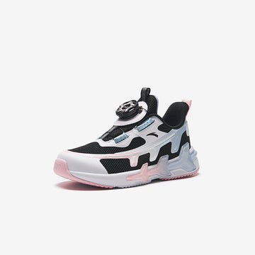 ANTA Kids - Little Girl's Running Shoes In Black/White/Pink/Blue (4Y-7Y)