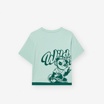 ANTA Kids Boy Little Kids Skate Lifestyle Short Sleeve T Shirt