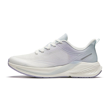 ANTA Women Flashlite Running Shoes In Paper White/Light Purple